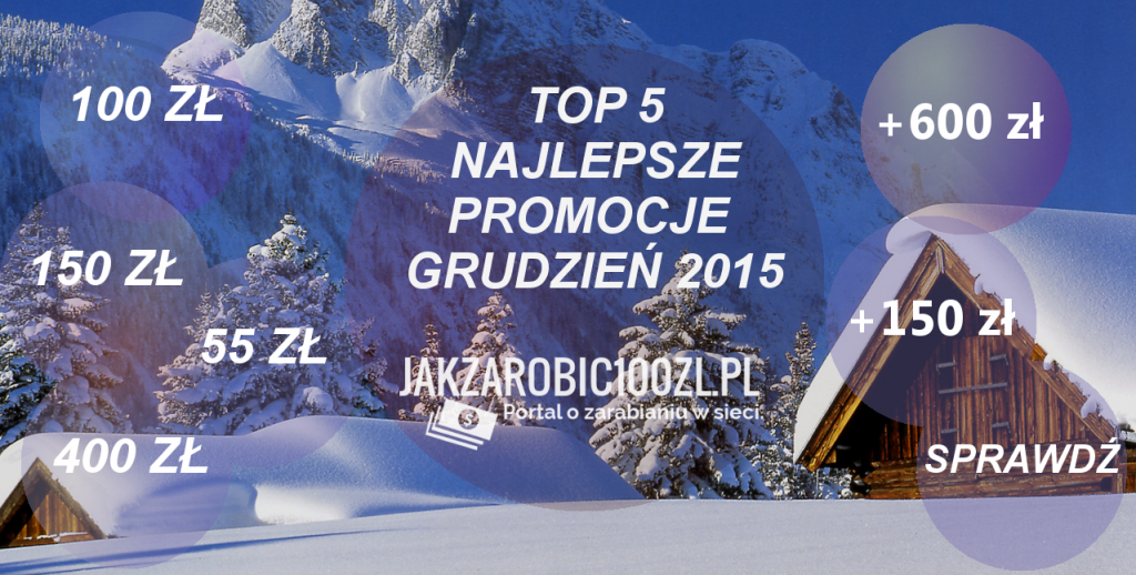 top 5 promocji bankowych