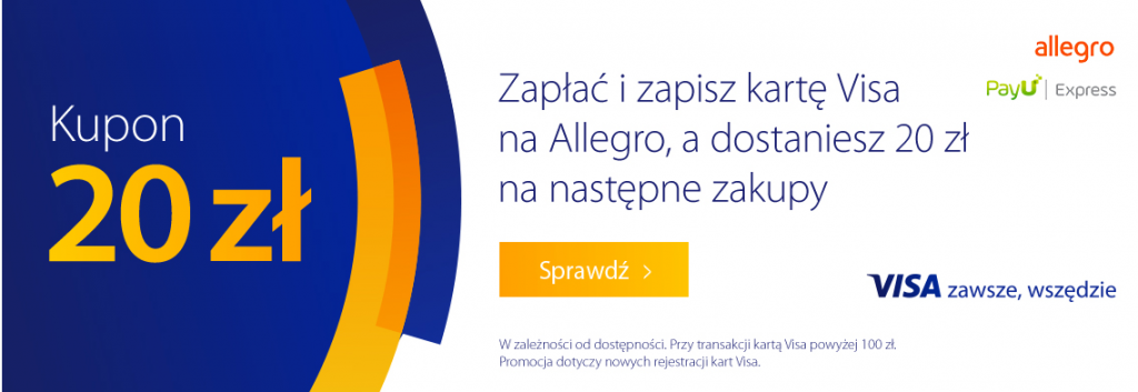 kupon allegro 20 zl visa