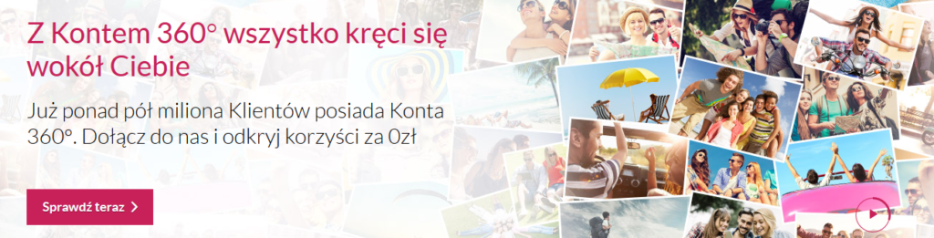 darmowe konto 360 bank millennium